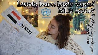 MUN (Model United Nations) Nedir?/ MUN (2019) Vlog/ First English Video