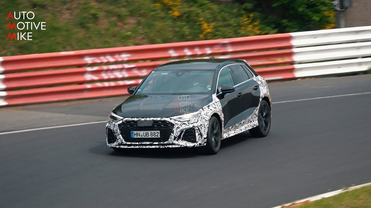 2021 AUDI RS3 SPIED TESTING AT THE NÜRBURGRING 