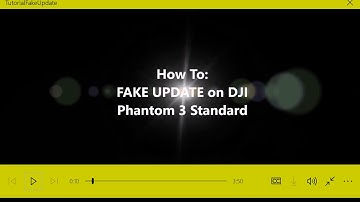 How To: FAKE UPDATE METHOD on DJI Phantom 3 Standard