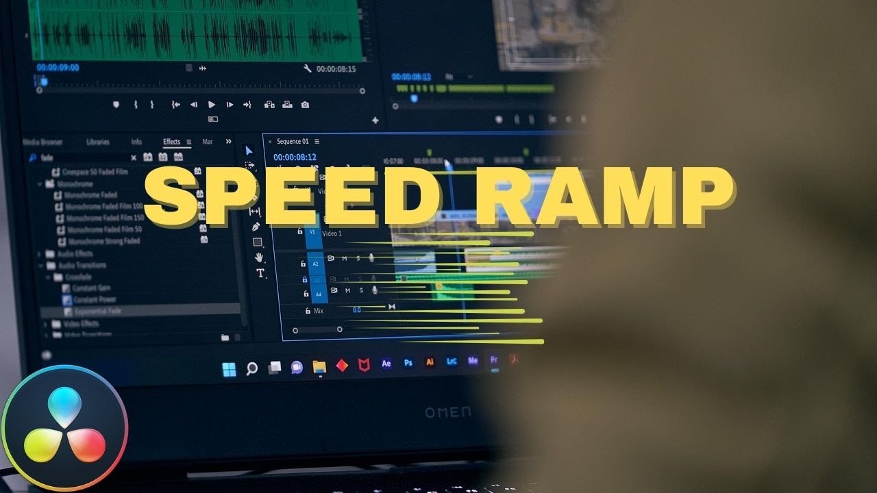 How to Make Smooth SPEED RAMP in DaVinci Resolve - YouTube