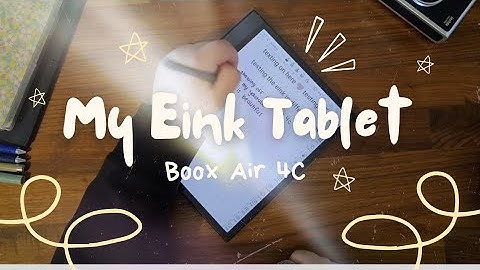 My Eink Tablet | Boox Air 4C | Journal Line Up
