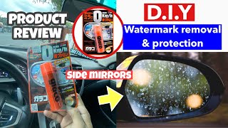 Watermark removal & protection for side mirrors | DIY | GLACO Mirror coat zero by SOFT99 screenshot 5