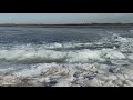 Волга, движение льда. 17.02.2021.