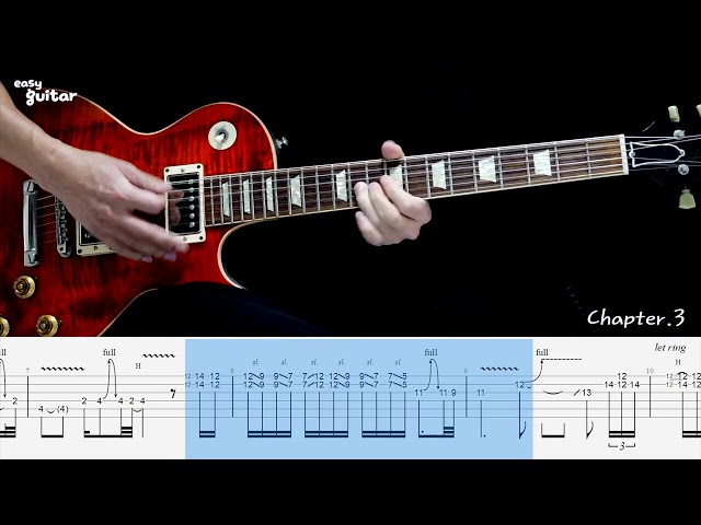 Bon Jovi - Always Guitar Solo Lesson With Tab (Slow Tempo) class=