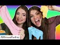 Making FLUFFY, GLOW IN THE DARK, And NEON SLIME From Smoothfoam MEGA Slime Kit! / AllAroundAudrey