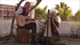 Duo Bamboozy  Cortès Magda, Camac Bardic 27 string  harp en gitaar (harp and guitar)