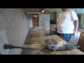 Cutting Granite for Larger Stove