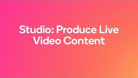 BigMarker Studio Overview