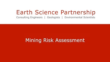 ESP - Mining Risk Assessment
