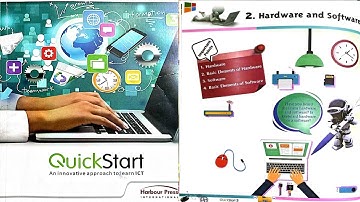 Quick start computer Class-3 Chapter-2 Hardware and Software(solved exercise with Q/Ans)
