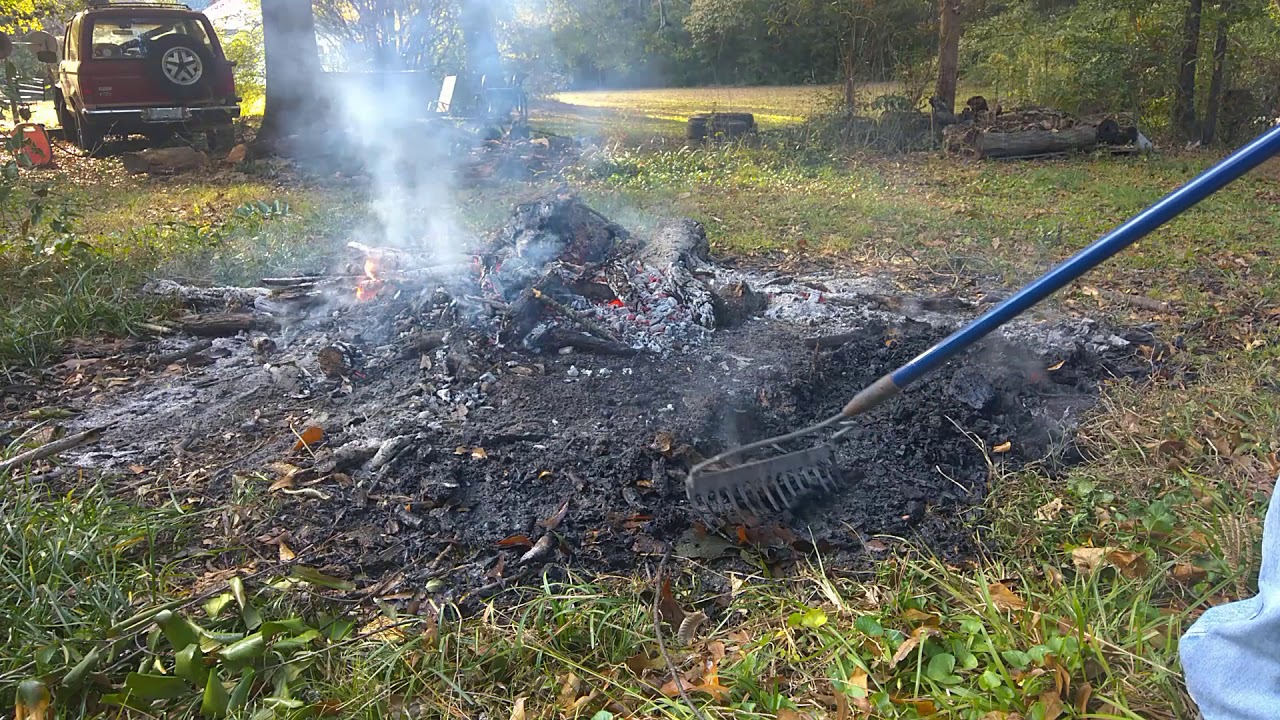 How to make biochar the easy way | No special tools or hard work needed ...