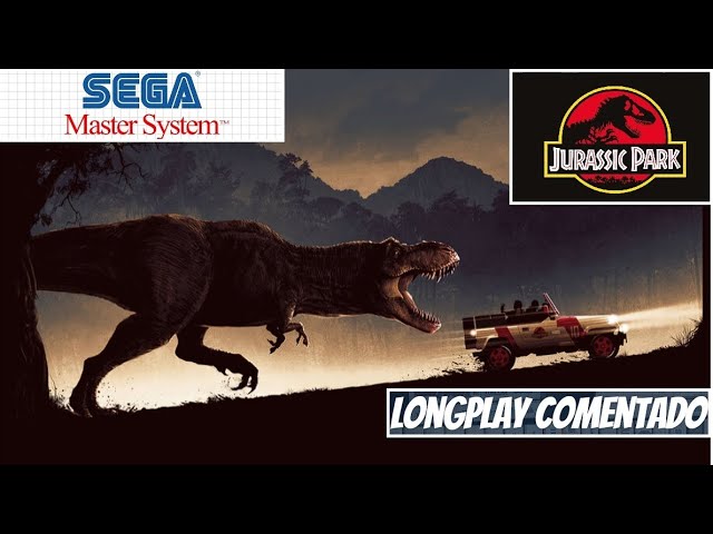 Jeu Jurassic Park Sur Sega Master System - Version Portugaise, Très Bon état - Jeu Rétro Collector