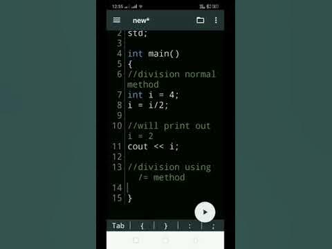 C++ division assignment operator - YouTube