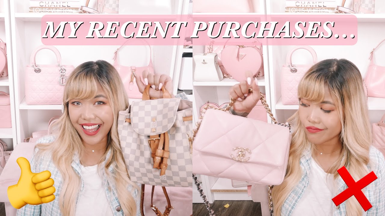 RECENT PURCHASES UPDATE ♡ Louis Vuitton, Chanel 19 Review & More♡ xsakisaki  