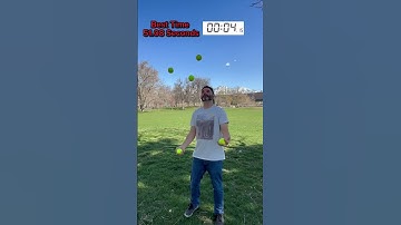 Day 172-Juggling Every Day! Total lifetime hours juggled 296 #juggling #goals #fyp