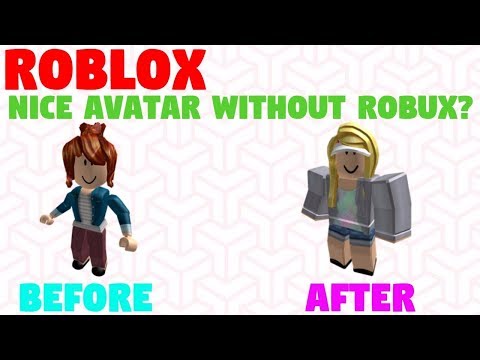 Roblox Nice Avatar With No Robux How To - cool roblox avatars without robux