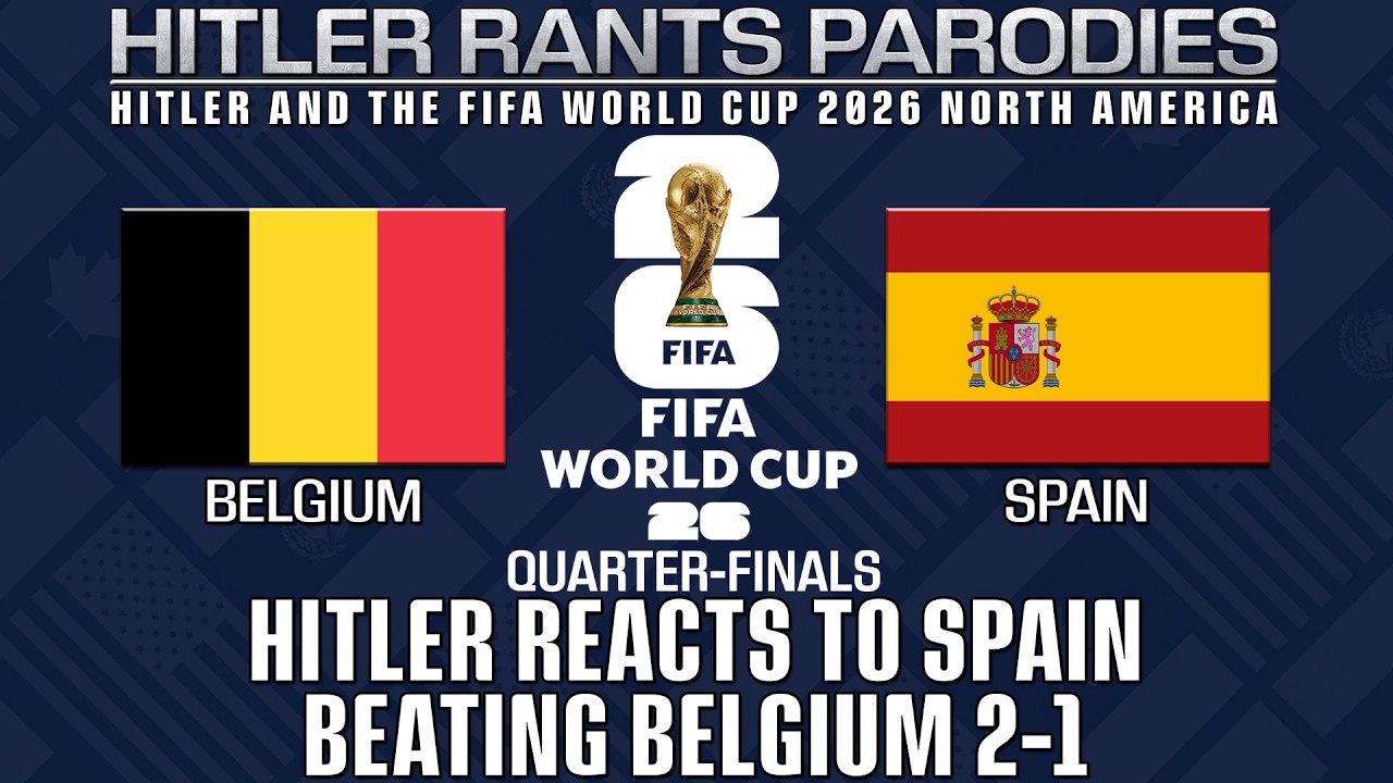 Hitler reacts to Spain beating Belgium 2-1