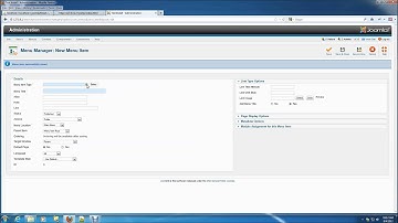 Menus Part 3 - Create a submenu