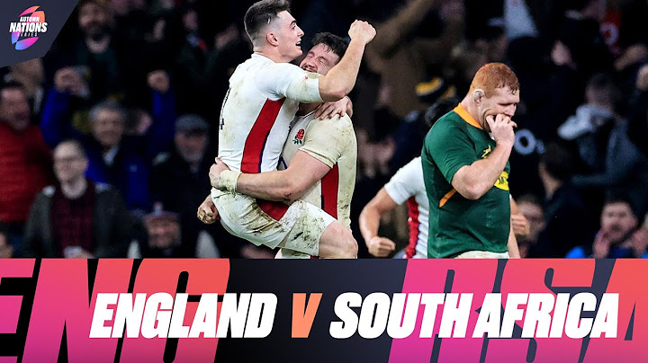 England v South Africa | Match Highlights | Autumn Nations Series