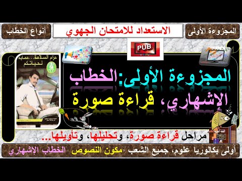 المجزوءة الأولى الخطاب الإشهاري مكون النصوص تحليل صورة