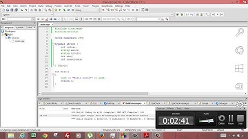 Programacion C++ Declarar estructura y escribir datos Academia Usero Estepona