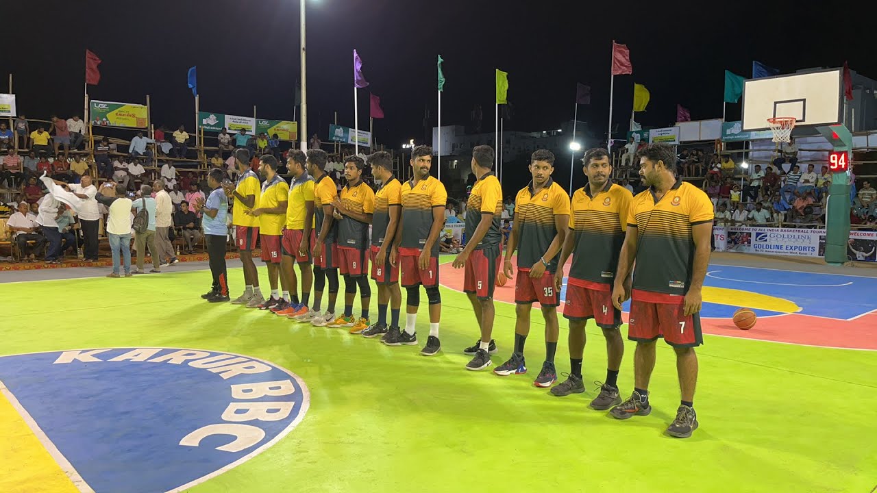 Bank of Baroda Vs Kerala Police ! All India Basketball Tournament Karur