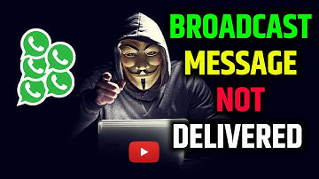 WhatsApp Broadcast Message Not Delivered l WhatsApp Broadcast Not Sent l Broadcast in WhatsApp l