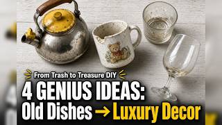 Don't throw it away! 4 incredible DIY upcycling ideas for old things 🛠️🔥