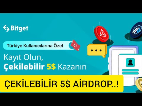 YATIRIMSIZ ÇEKİLEBİLİR AİRDROP! BASİT GÖREV KAYIT OL KYC YAP 5$ KAZAN! #internettenparakazanma