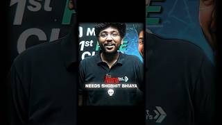 Shobhit Bhaiya Has Different Aura 🔥||Shobhit Nirwan #shorts #boardexam #ytshorts #class10 #cbse