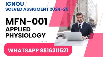 MFN-001 |"Applied Physiology Assignment - TMA-1 |  Meenakshi Study Platform