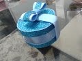 caixa para lembrancinha usando garrafa pet e eva,foami,microporoso,goma eva DIY