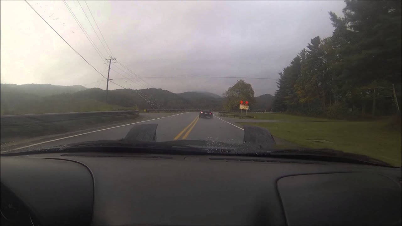 NC194 in the rain. Miatas in boone 2015. YouTube