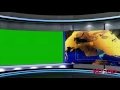 3d virtual studio with green screen wall and motion background  free