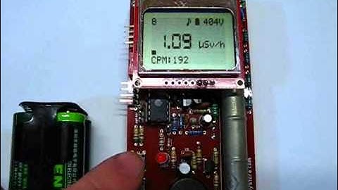 DIY Geiger Counter Kit with Nokia 5110 PIC16f876A Arduino Compatible, "MyGeiger" by RH Electronics