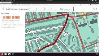 Low traffic neighbourhood tool tutorial