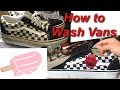 How To Clean and Restore Checkered Vans| Bowser Custom Vans