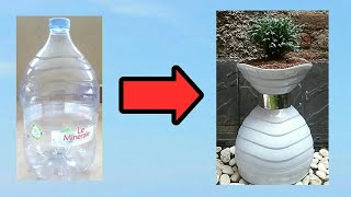 MEMBUAT POT DARI GALON LE MINERALE BEKAS