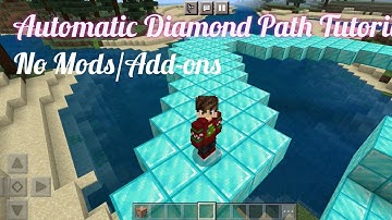 Minecraft but diamond block appears wherever I walk Tutorial | Minecraft Xbox Bedrock PE
