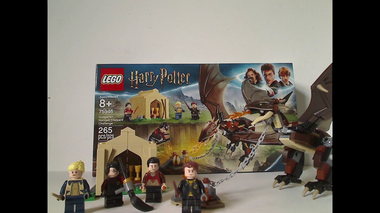 Lego Harry Potter Review: Hungarian Horntail Triwizard Challenge