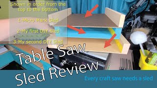 Table Saw Sled Review for my Micro Mark Saw