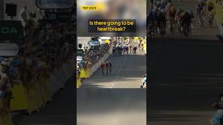 WILD breakaway sprint to the finish #tourdefrance2023