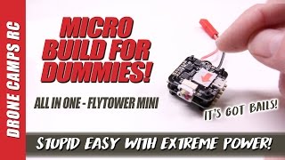 STUPID EASY MICRO BUILD - Furibee Flytower Mini F3 with 20A Dshot ESCs