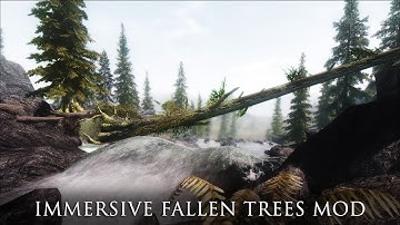 TES V - Skyrim Mods: Immersive Fallen Trees Mod