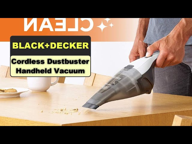 BLACK+DECKER Dustbuster Handheld Vacuum, Cordless, White HNVC215B10 