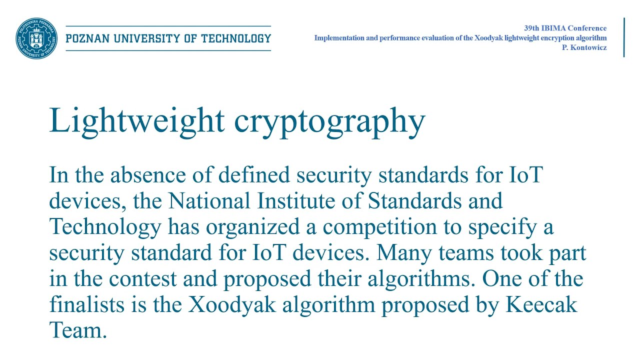 Implementation And Performance Evaluation of The Xoodyak Lightweight Encryption Algorithm
