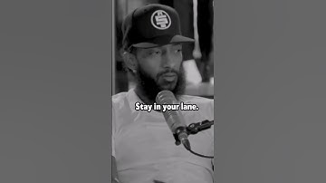 Nipsey Hussle - "Don’t blend in—there’s no competition in your own lane."
