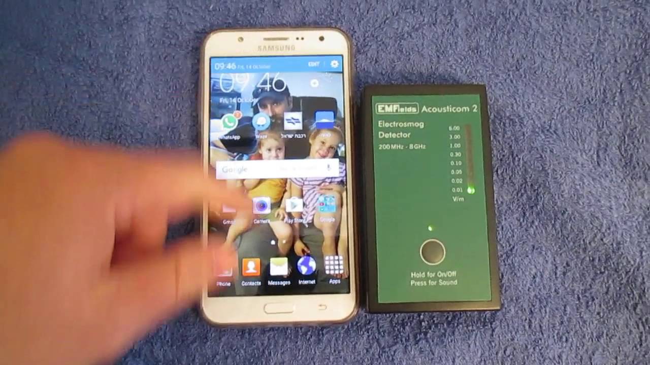 Acosticom 2 Electrosmog Detector from EMFields - Demo video