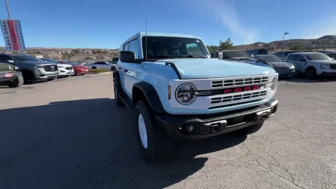 2025 Ford Bronco Heritage Edition Castle Rock, Monument, Highlands Ranch, Centennial, Denver CO