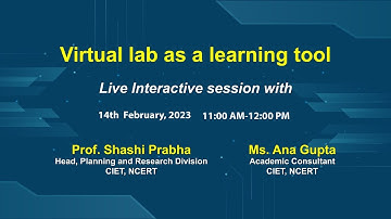 Live Interaction on PMeVIDYA : Virtual Labs as a Learning Tool